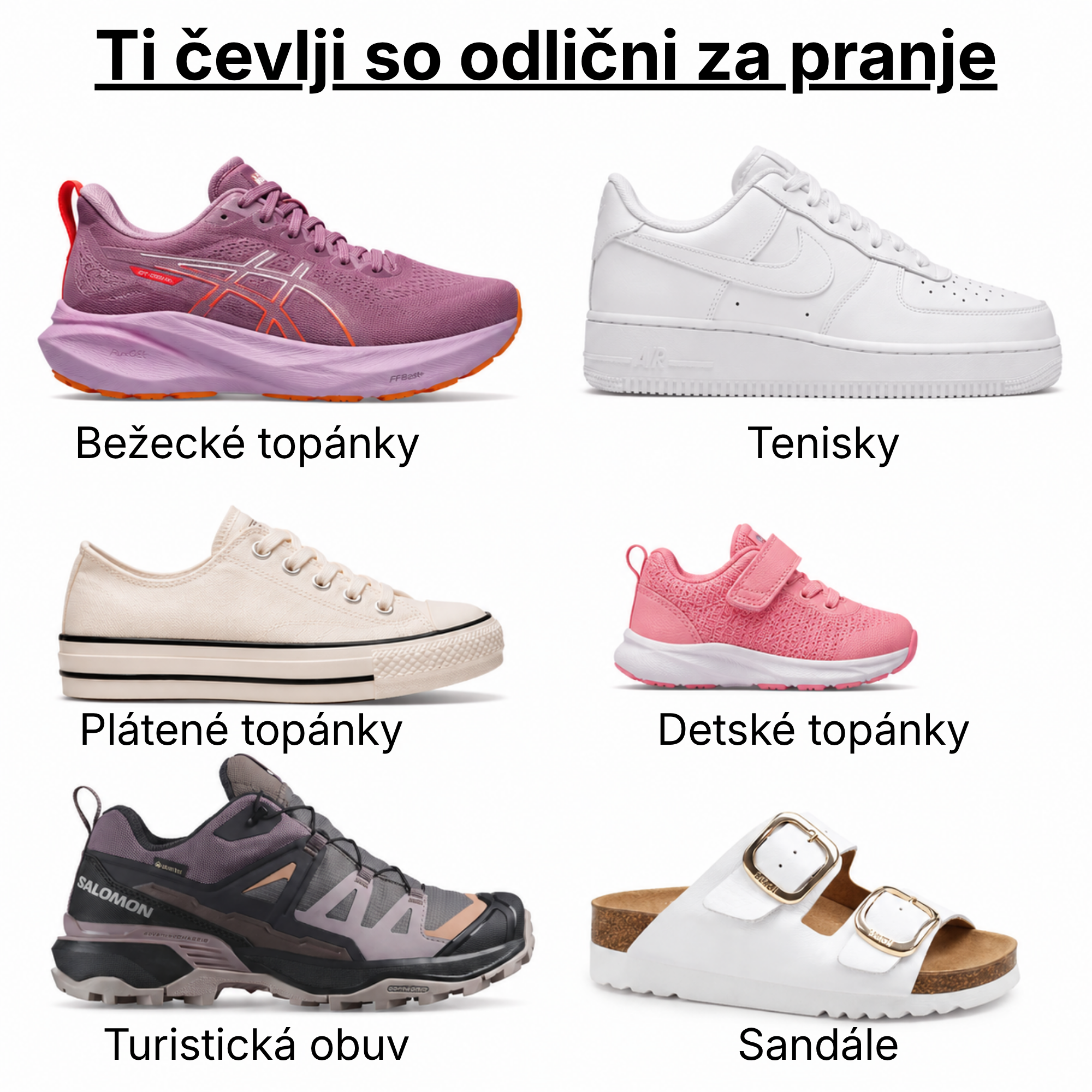 Majte čisté topánky len za 30 minút priamo z práčky