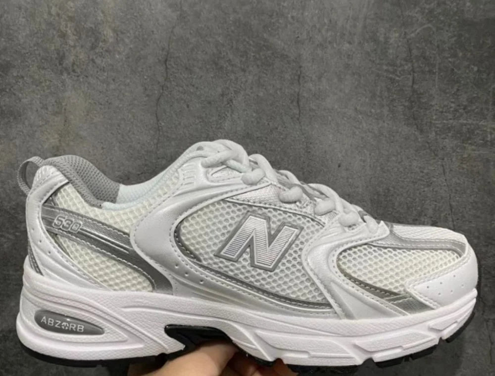 The same trainer after one machine wash in the bag
